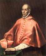 El Greco Portrait of Cardinal Tavera oil